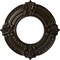 Ekena Millwork Benson Ceiling Medallion (Fits Canopies up to 4 1/8"), 9"OD x 4 1/8"ID x 5/8"P, Stone Hearth CM09BNSHF - alternate 1